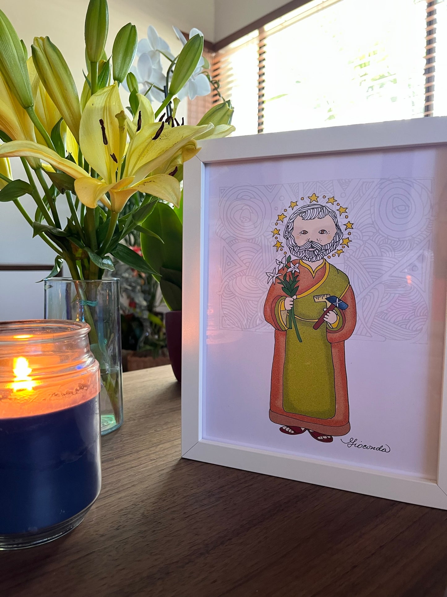 Gioconda Vivas y tiene un tamaño de 8x10 pulgadas, Arte religioso, gioconda vivas, gicondavivas.com