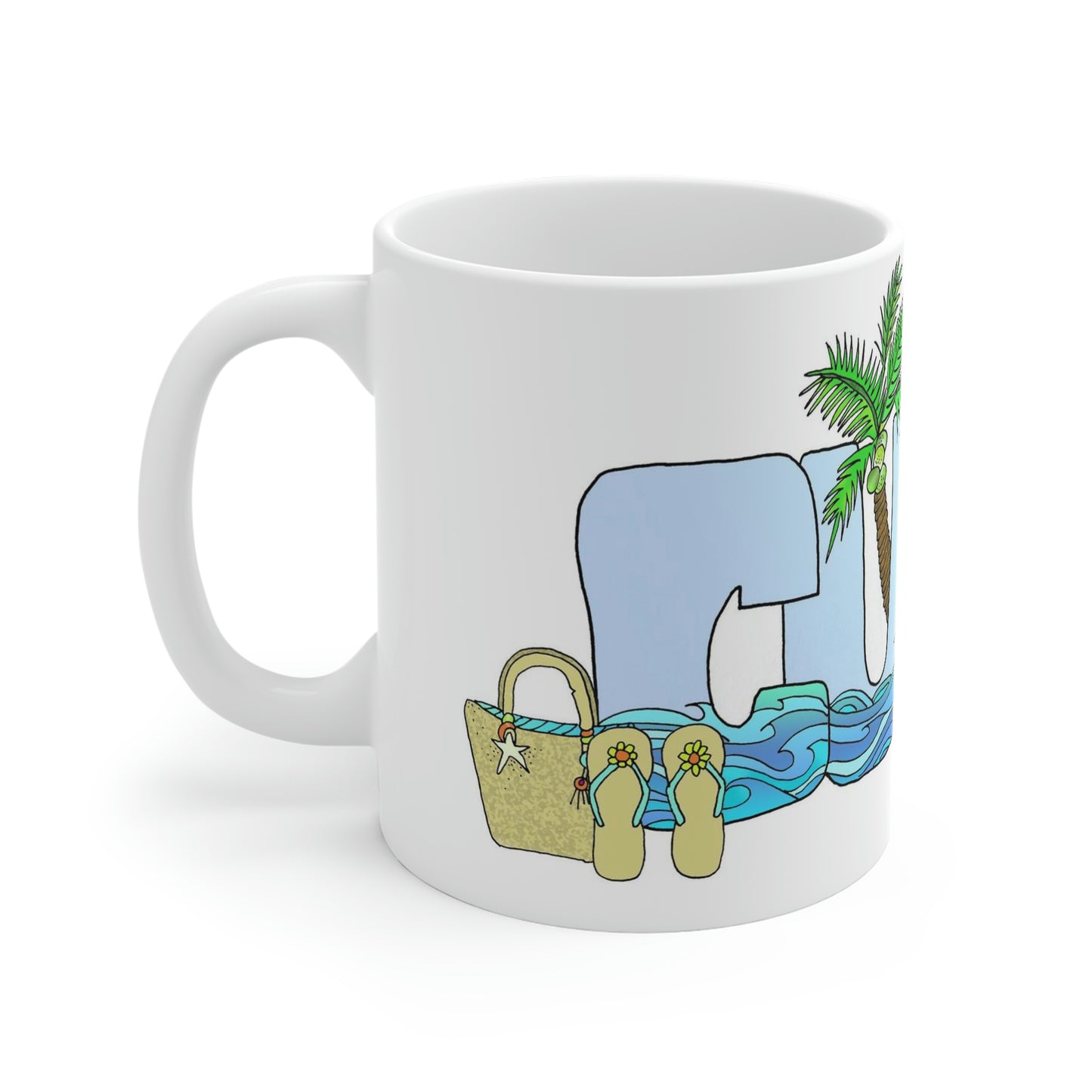 Inspiradas en las maravillosas playas de Cuba, Gioconda Vivas presenta tazas que reflejan su talento como artista, giocondavivas.com