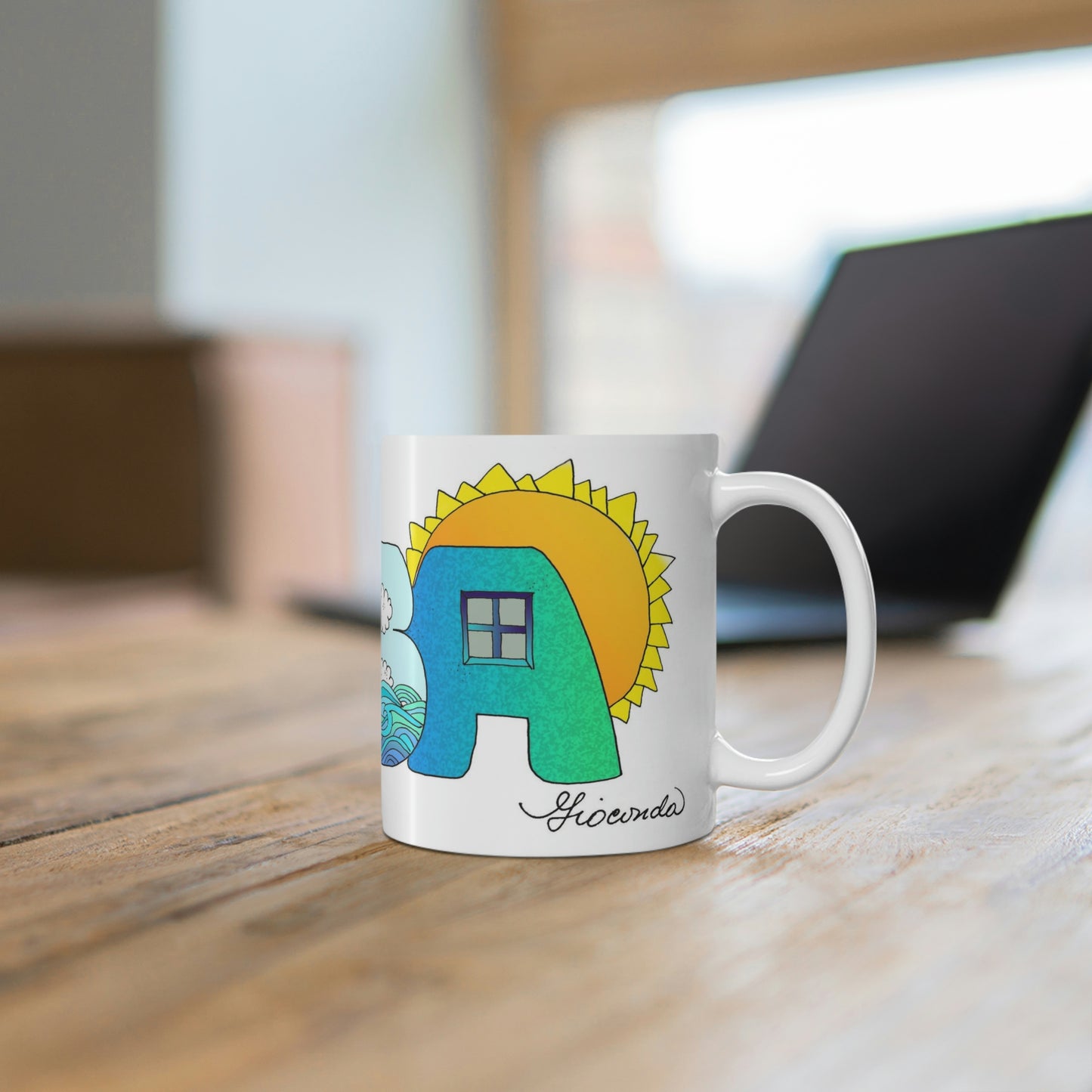 Inspiradas en las maravillosas playas de Cuba, Gioconda Vivas presenta tazas que reflejan su talento como artista, giocondavivas.com